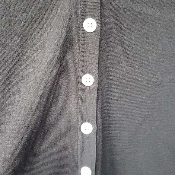 Banana Republic Chocolate Brown V-neck Cardigan Sweater M - Picture 4 of 8